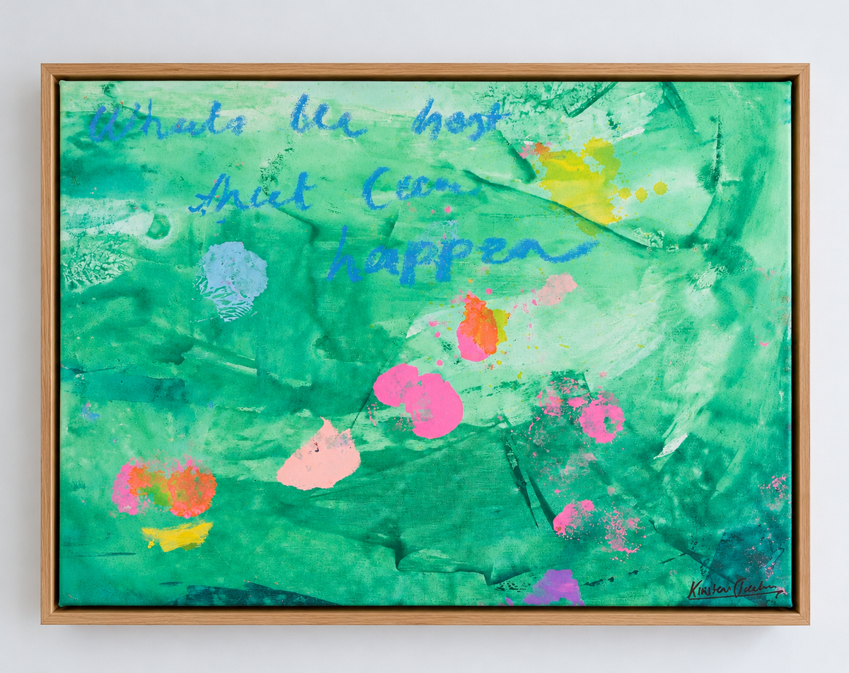 NEW: 'What's The Best That Can Happen #30' - 53 x 42cm