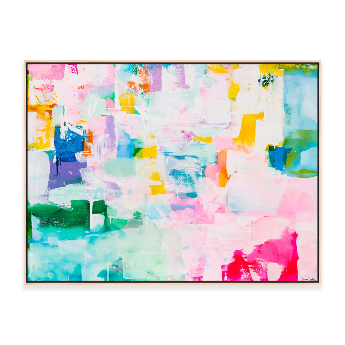 &quot;Ocean Sorbet #1” 123cm x 93cm
