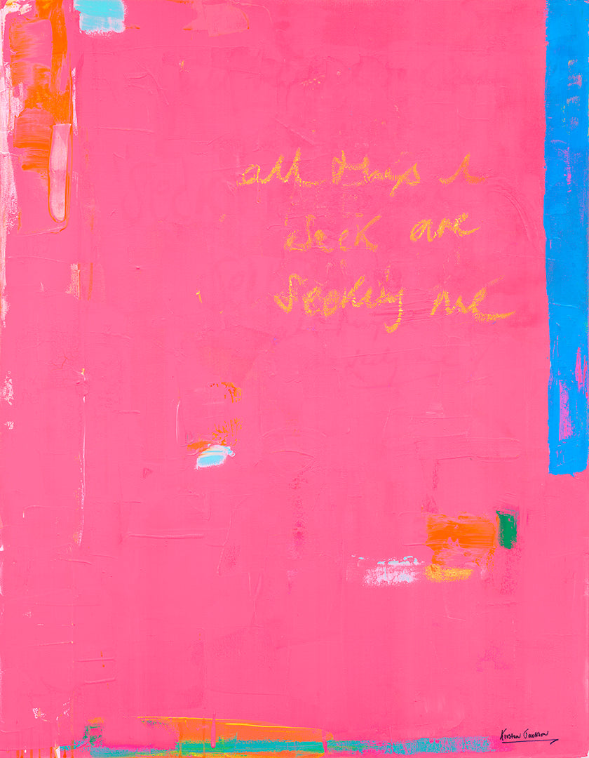&quot;All Things I Seek Are Seeking Me Series #2&quot; 93cm x 73cm