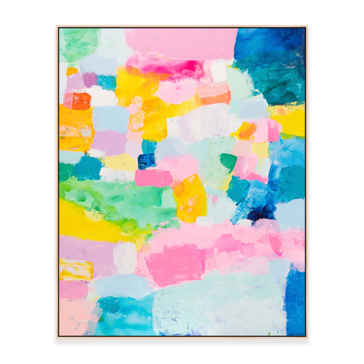 "Happiness Happens #3" 123 x 153cm