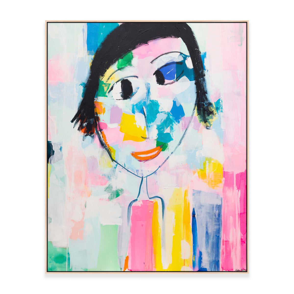 "Happy Me #5" 123 x 153cm