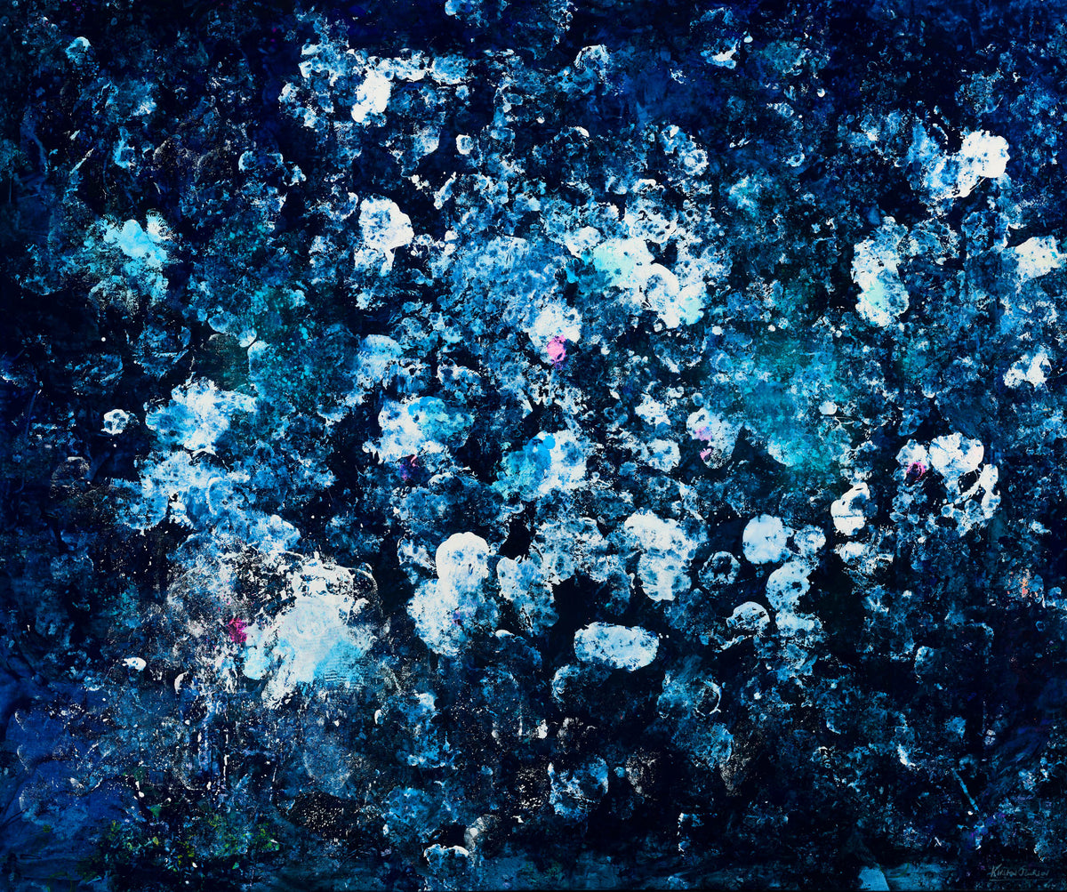 &#39;Blue tango series&#39; 183 x 153cm