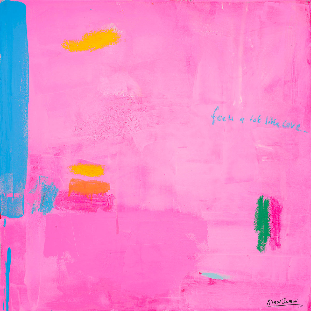 &#39;Feels A Lot Like Love&#39; 83 x 83cm