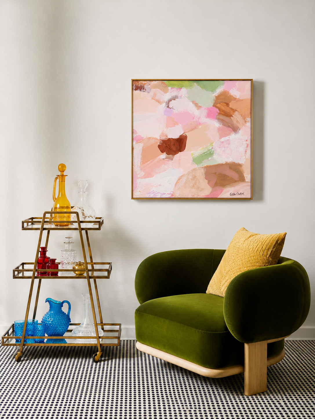 NEW: 'Blush #2' - 53 x 53cm