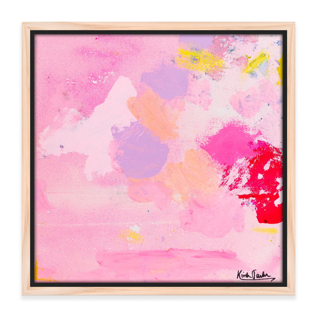 NEW original: Pink love series 33cm x 33cm