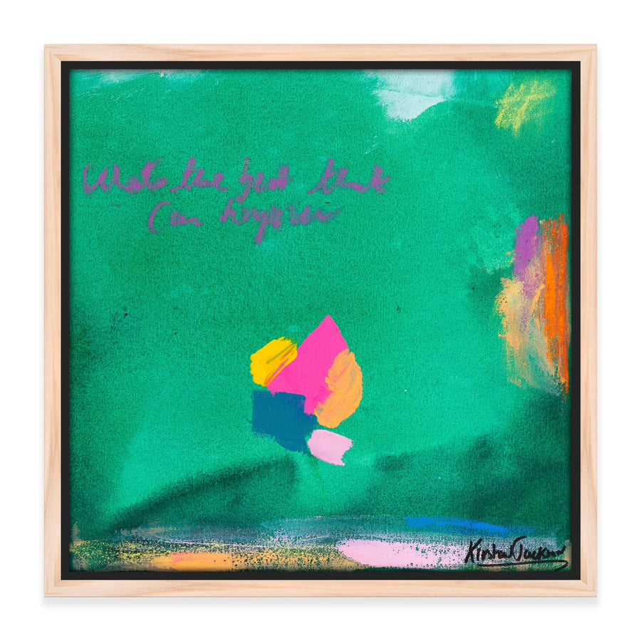 "What's the best that can happen series" 33cm x 33cm