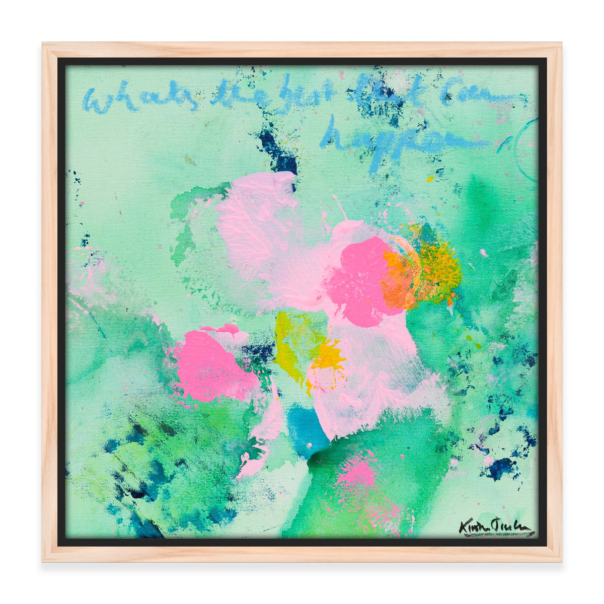 “Whats The Best That Can Happen #7” 33 x 33cm