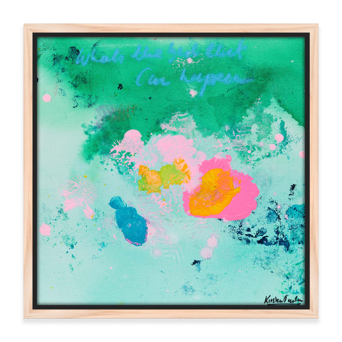 “Whats The Best That Can Happen #8” 33 x 33cm