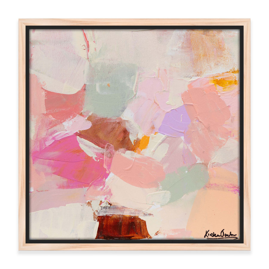 "Coral love #1" 33cm x 33cm