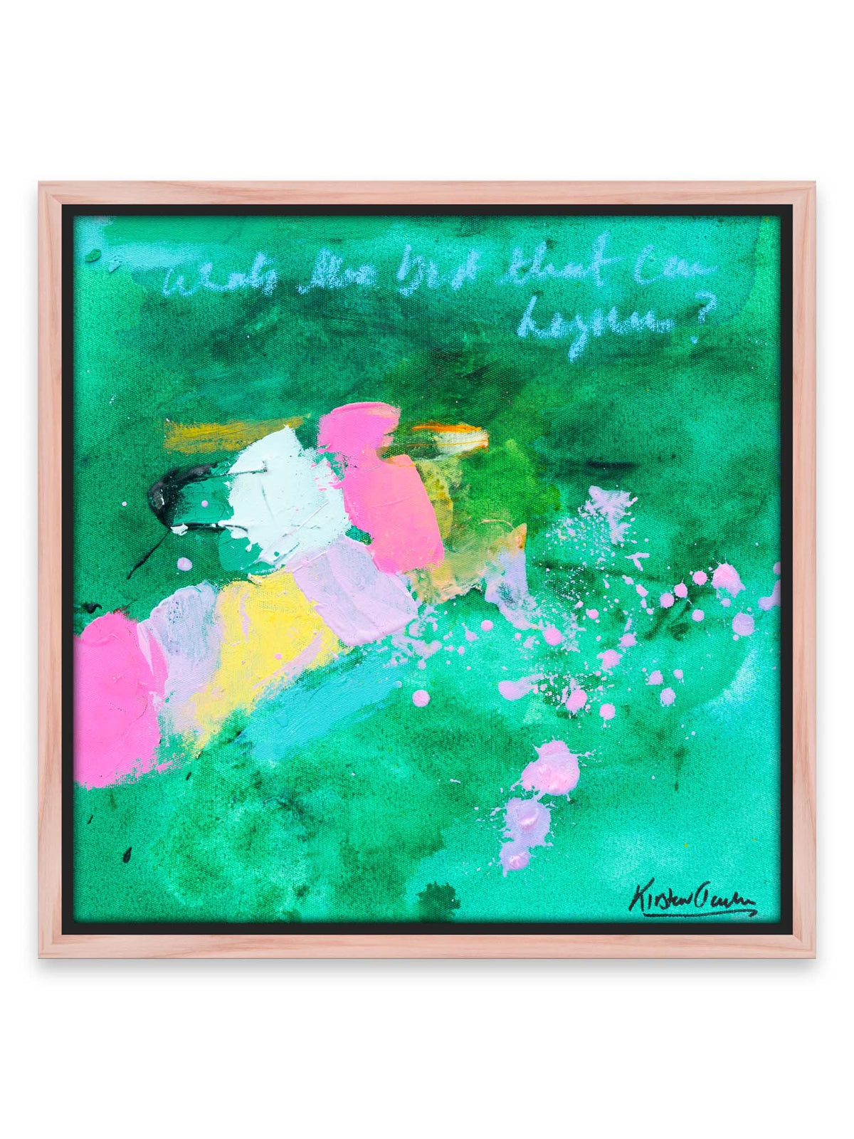Whats the best that can happen #1 33cm x 33cm