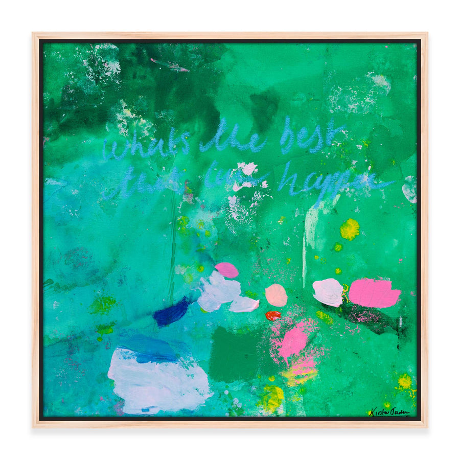 “Whats The Best That Can Happen #10” 53 x 53cm