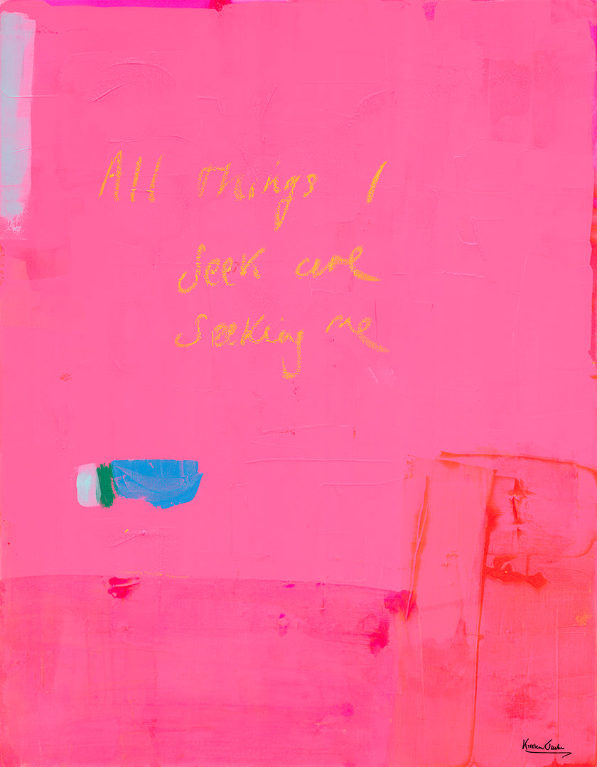 &quot;All Things I Seek Are Seeking Me Series #1&quot; 93cm x 73cm