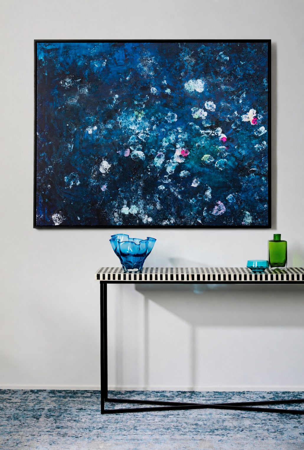 NEW: 'Blue Tango' - 153 x 123cm
