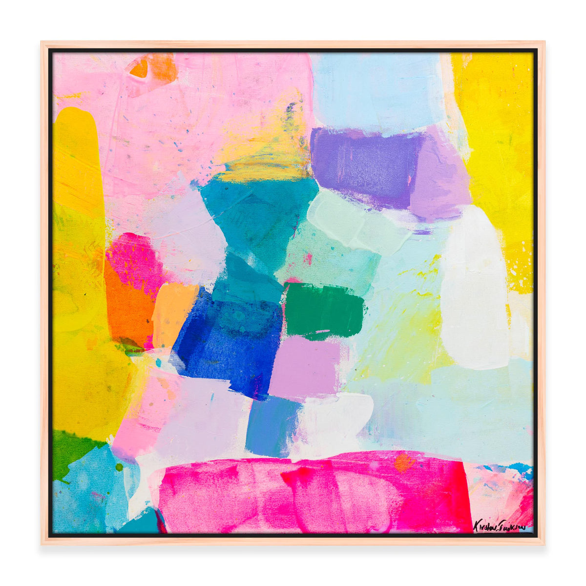 NEW original: Colour my life #1 53cm x 53cm