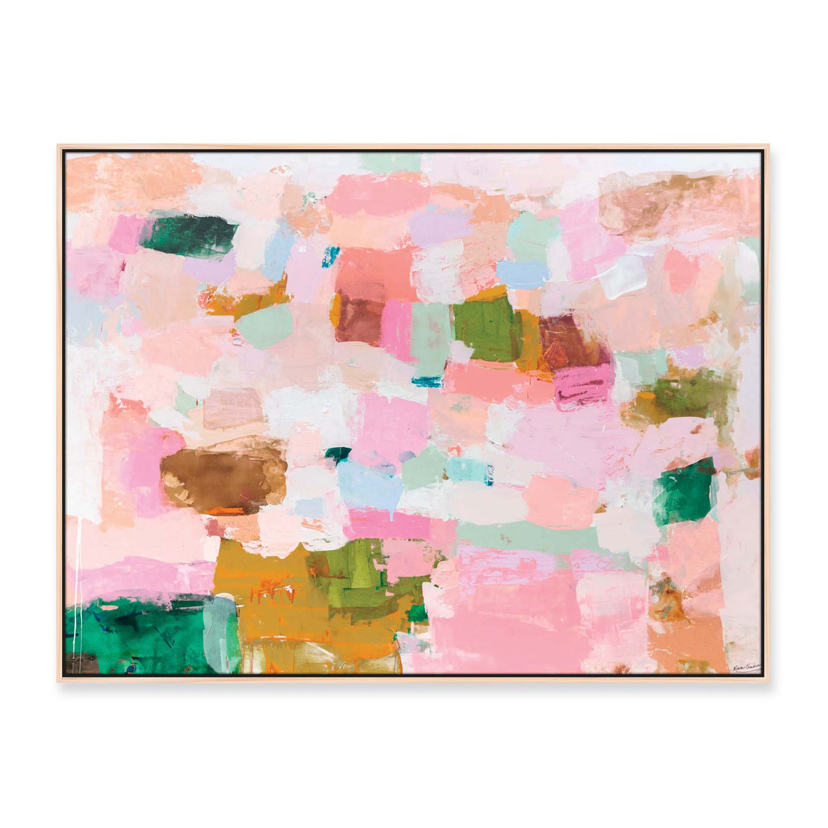 'A Love Like No Other #2' - 120 x 90cm - framed in natural timber