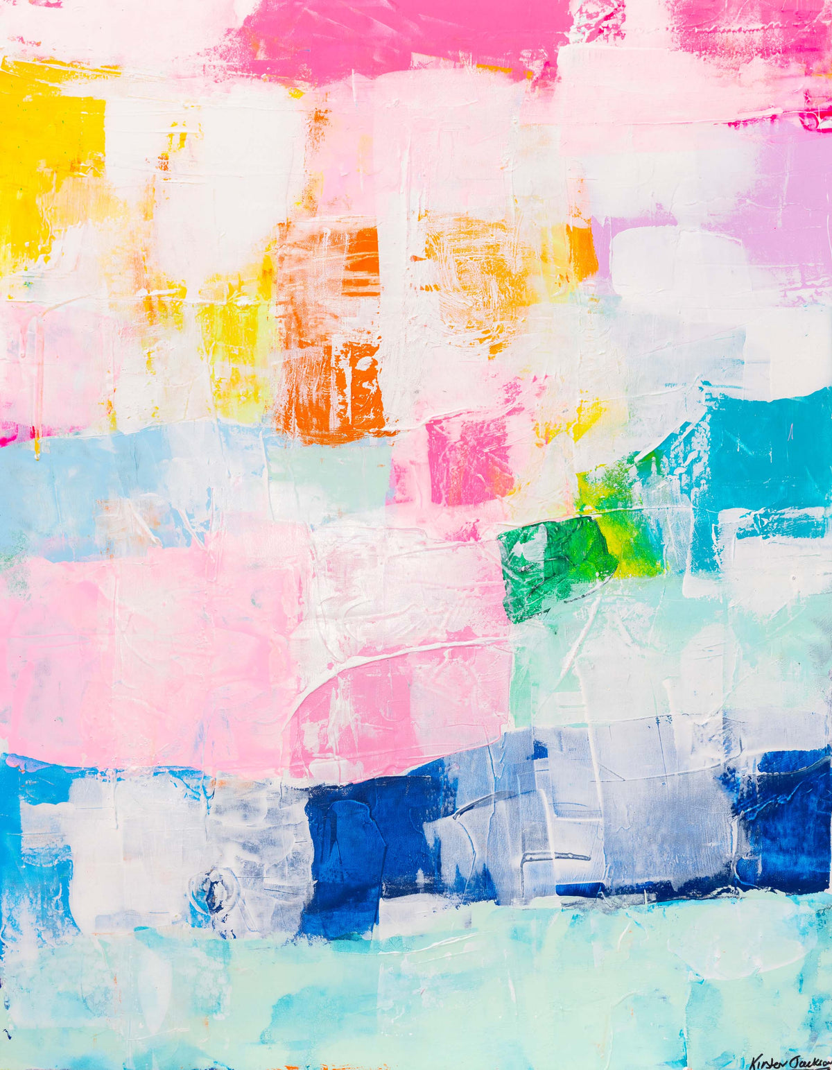 NEW: ‘All The Pastels #1’ 93 x 73cm