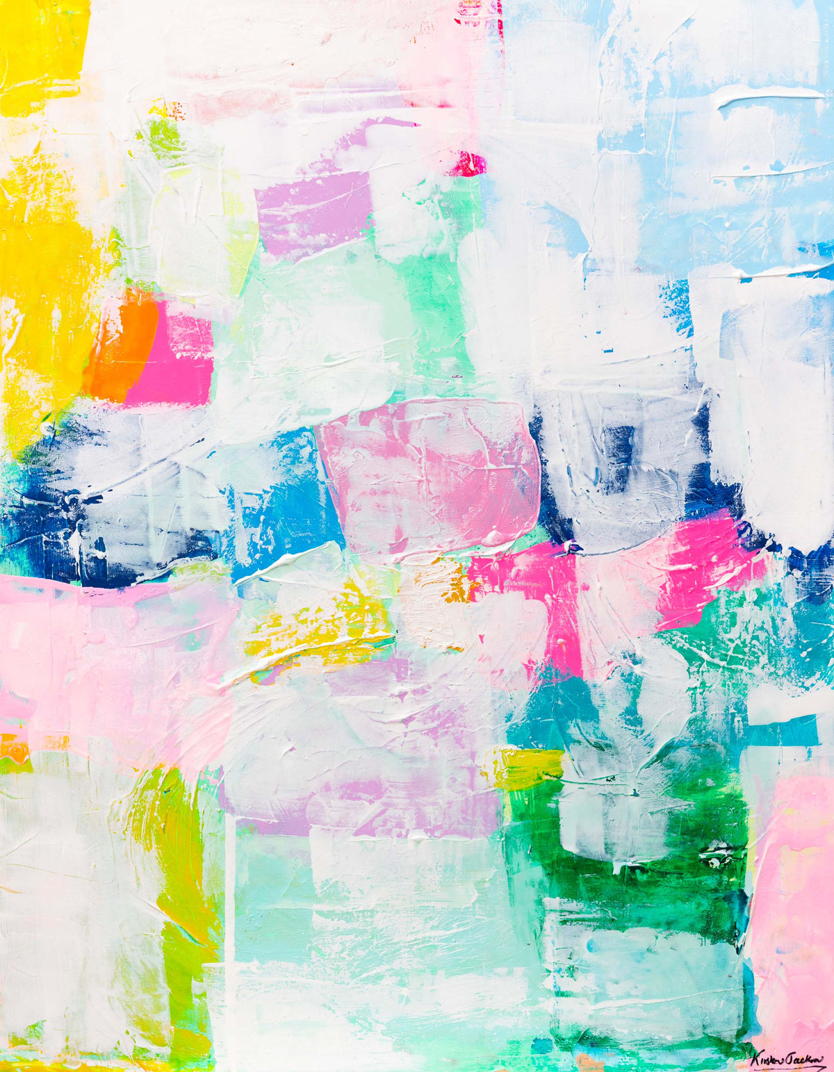 NEW: ‘All The Pastels #2’ 93 x 73cm