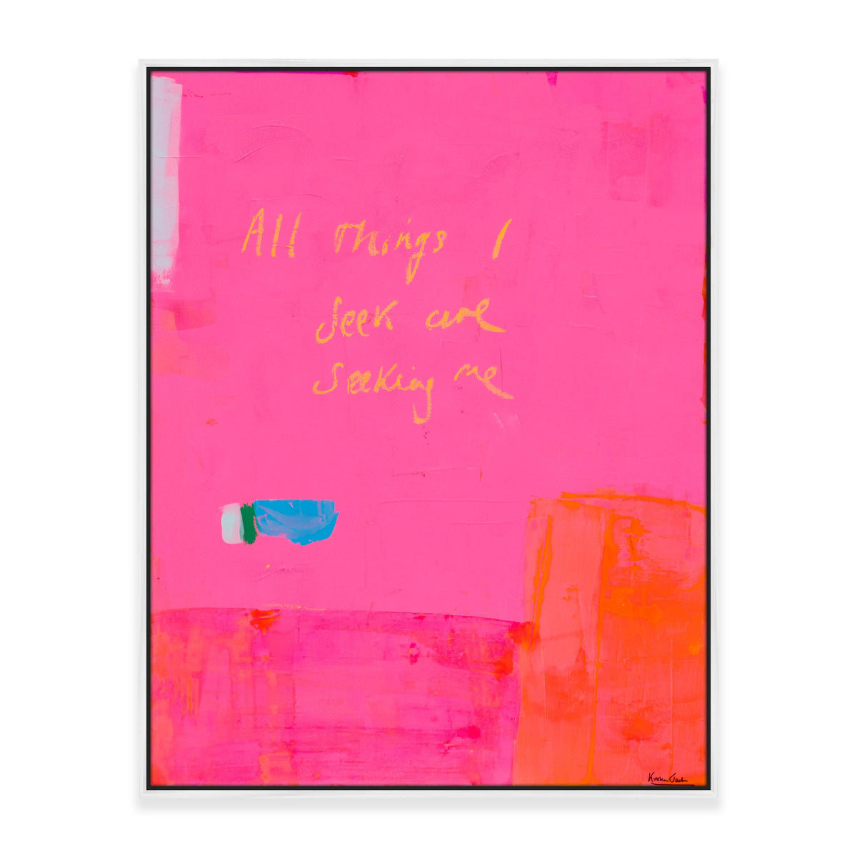 &quot;All Things I Seek Are Seeking Me Series #1&quot; 93cm x 73cm