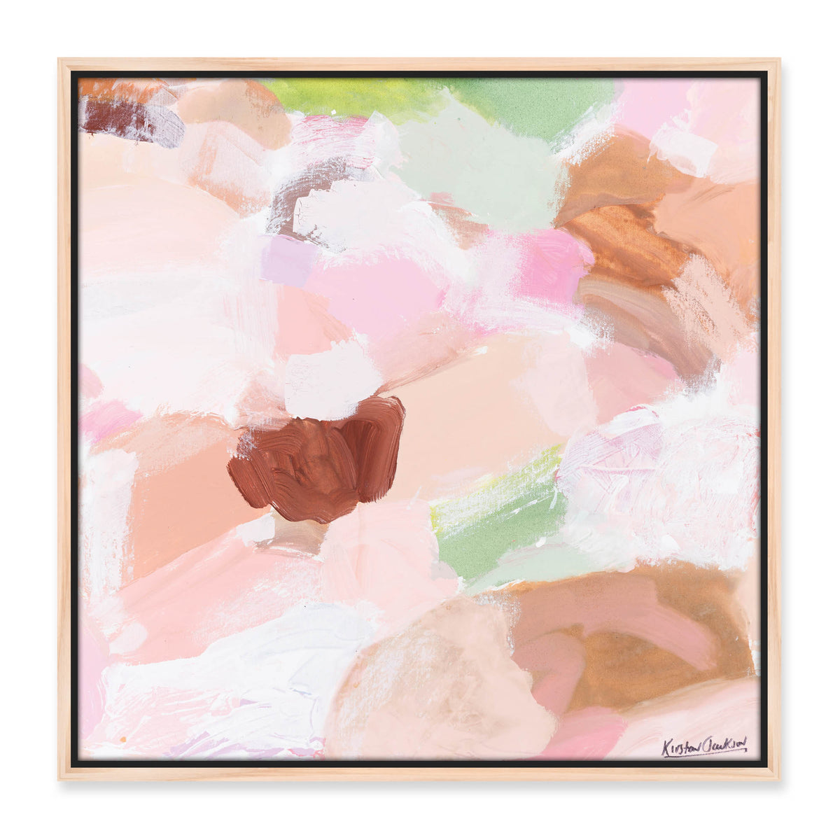 NEW: 'Blush #2' - 53 x 53cm