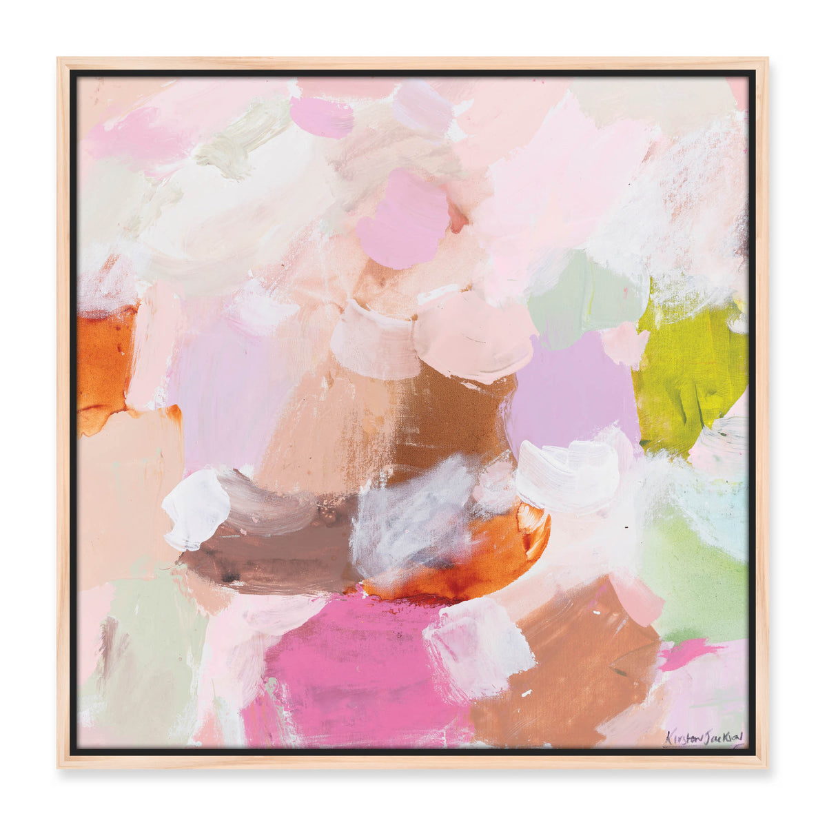 NEW: 'Blush #3' - 53 x 53cm