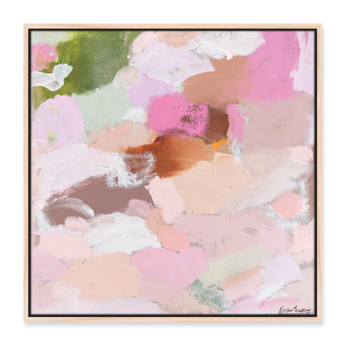 NEW: 'Blush #4' - 63 x 63cm