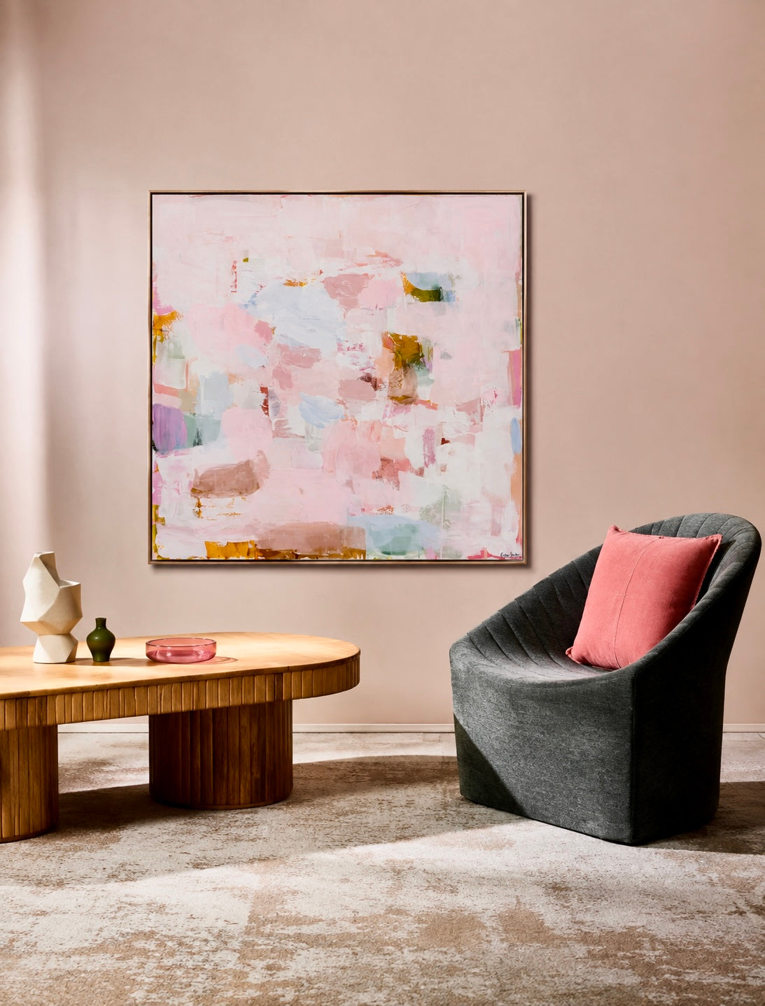 NEW: 'Sunlit Love #3' - 123 x 123cm