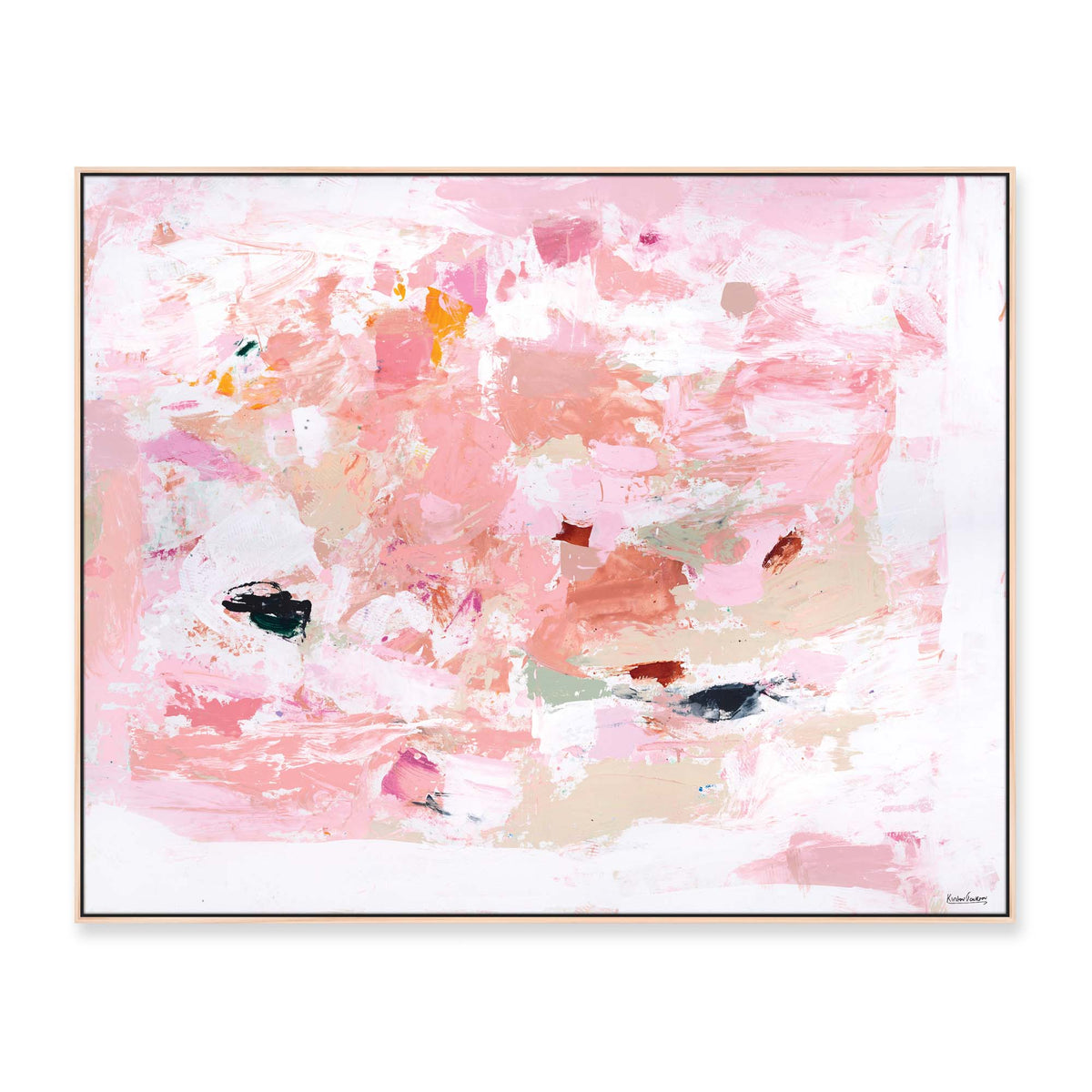 'Forever' - 150 x 120cm - framed in natural timber