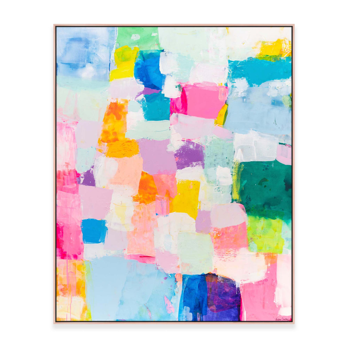 NEW: 'Happiness Happens #5' - 153cm x 123cm