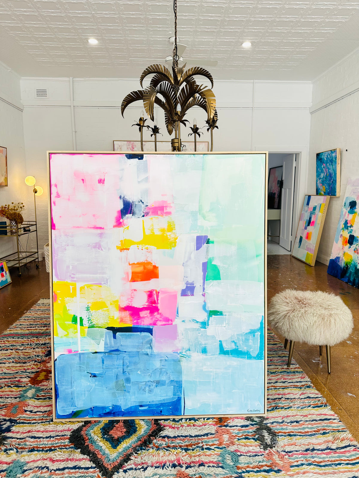 Sunsets in summer   153cm x 123cm