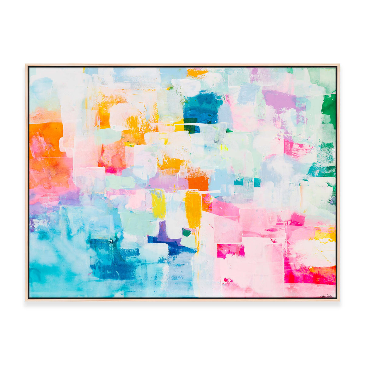 &quot;Ocean Sorbet #2&quot; 123cm x 93cm