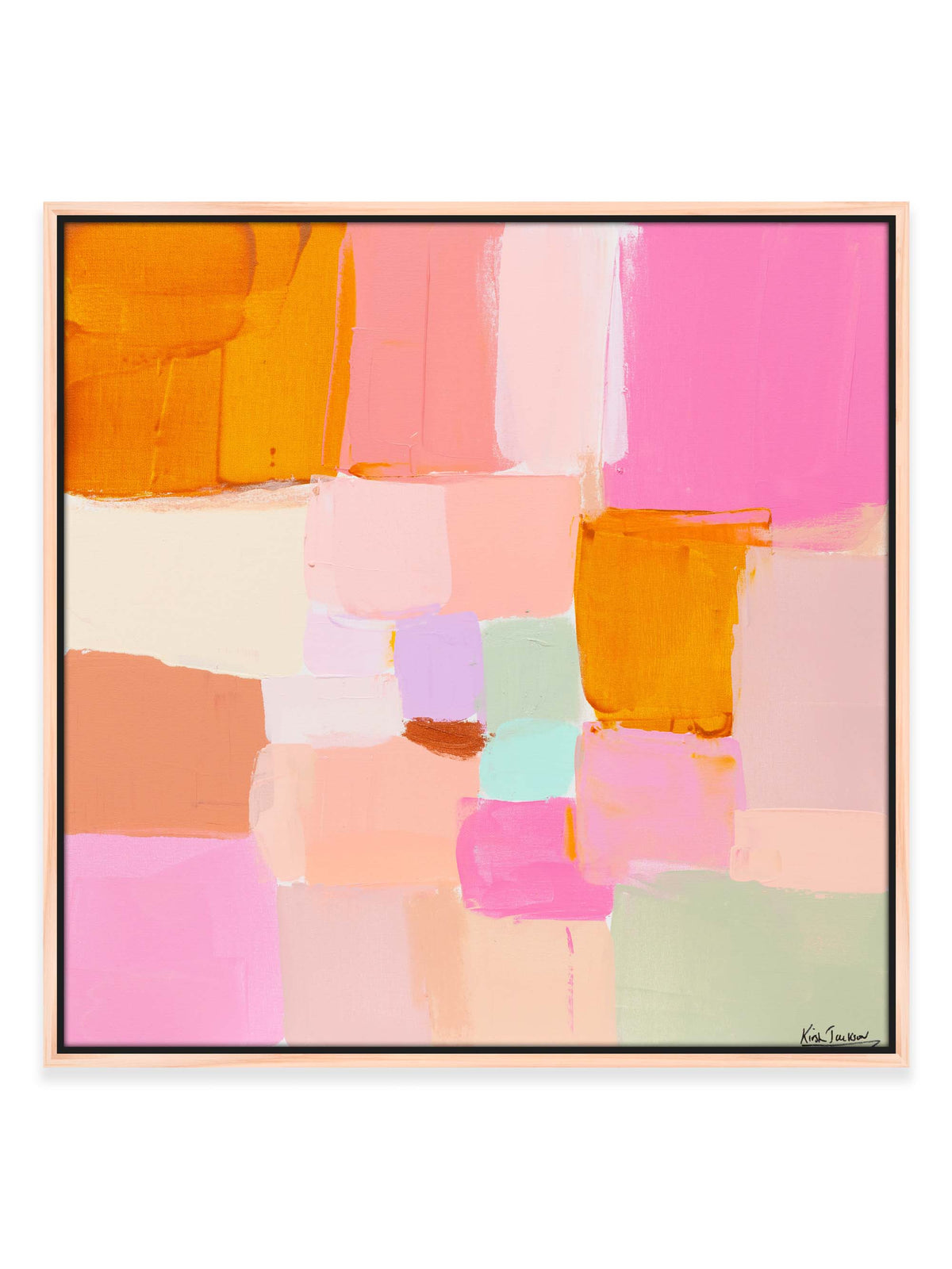 "My pastel collection #2" 63 x 63cm