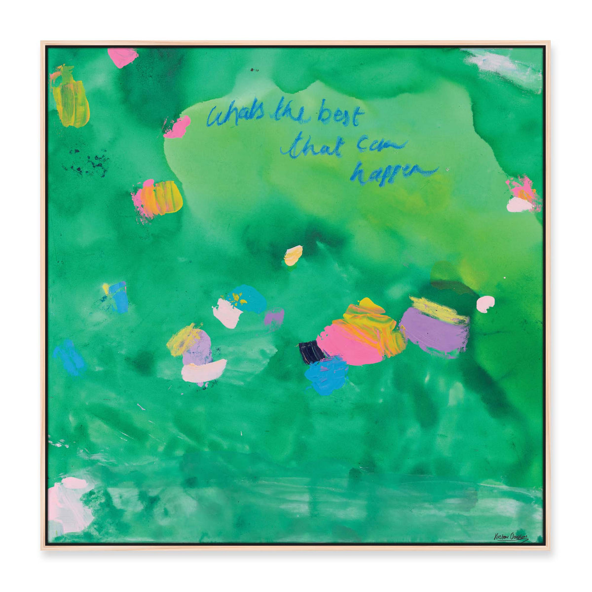NEW: 'What's The Best That Can Happen #28' - 93 x 93cm