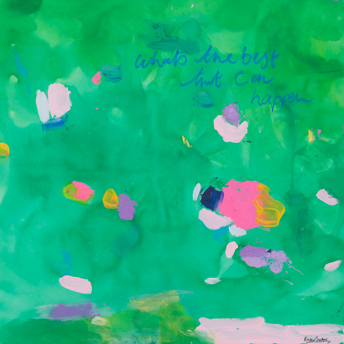 NEW: 'What's The Best That Can Happen #29' - 93 x 93cm