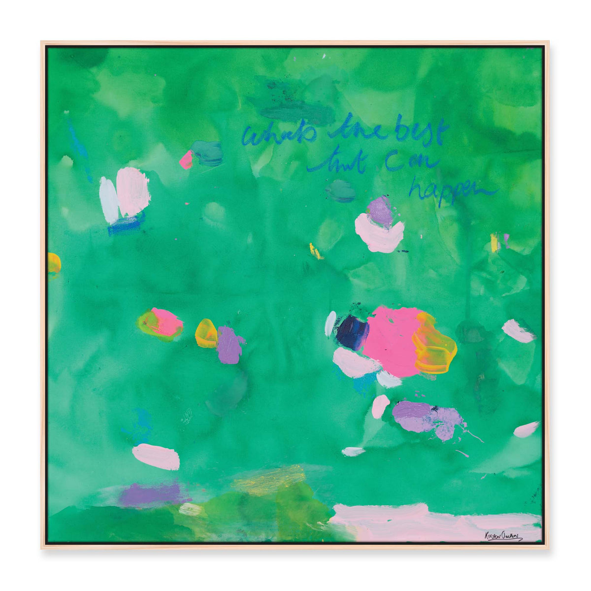 NEW: 'What's The Best That Can Happen #29' - 93 x 93cm