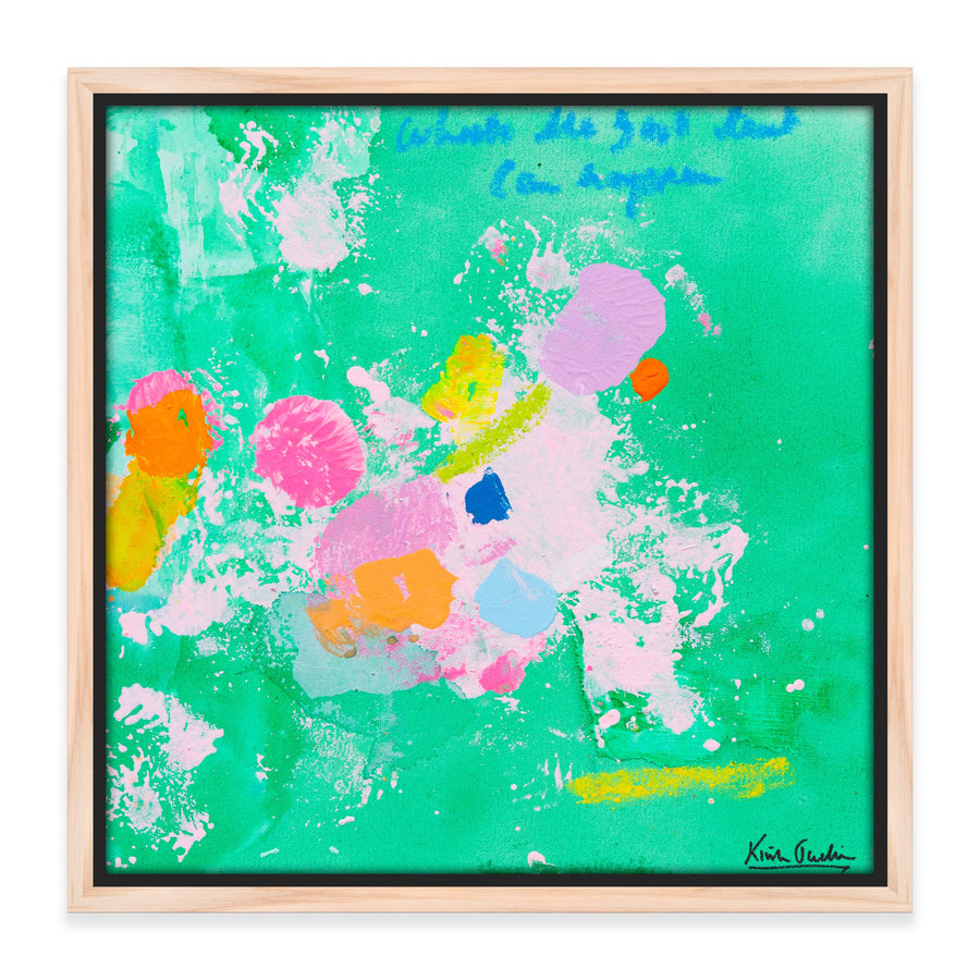 "Whats The Best That Can Happen Series #3" 33cm x 33cm