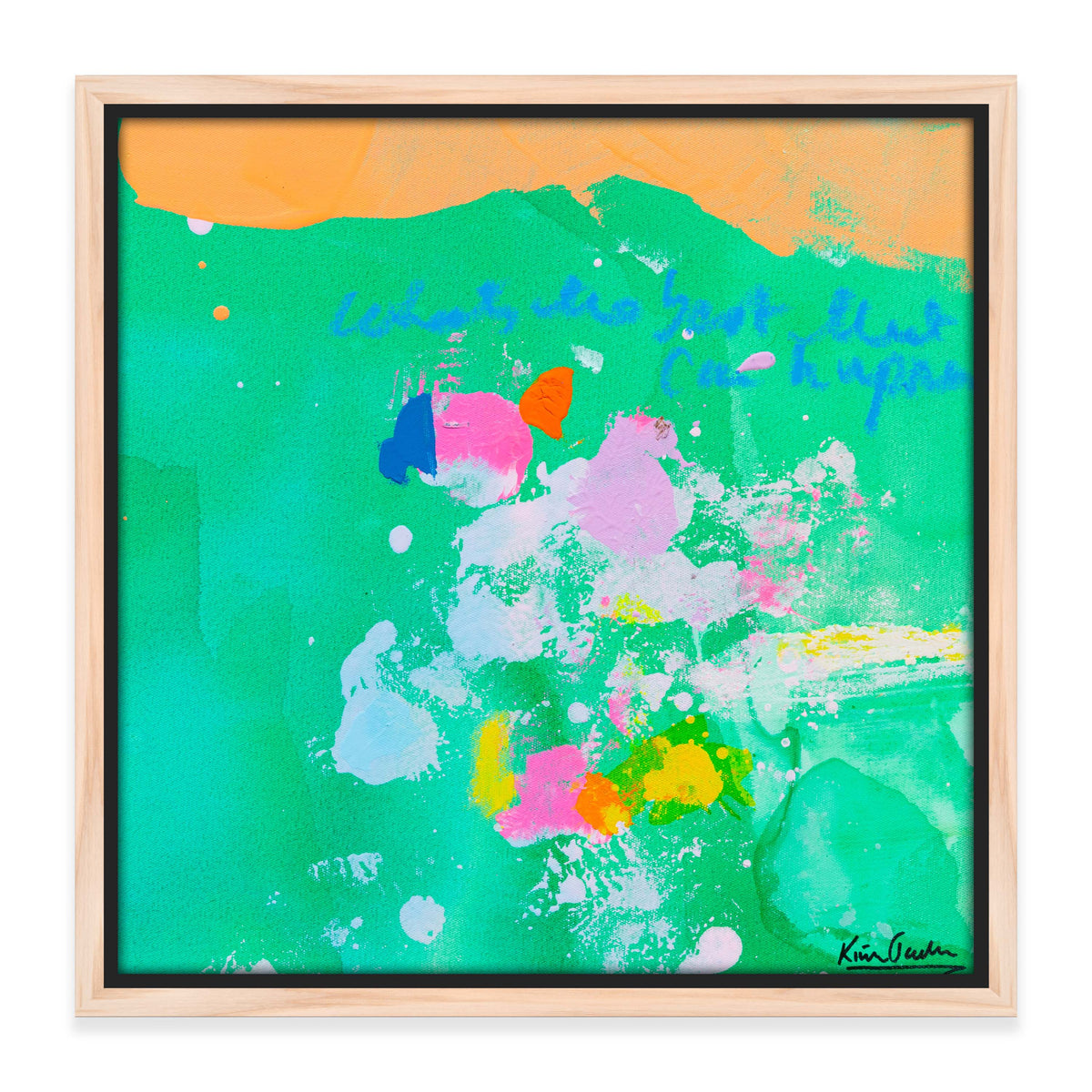 "Whats The Best That Can Happen Series #4" 33cm x 33cm