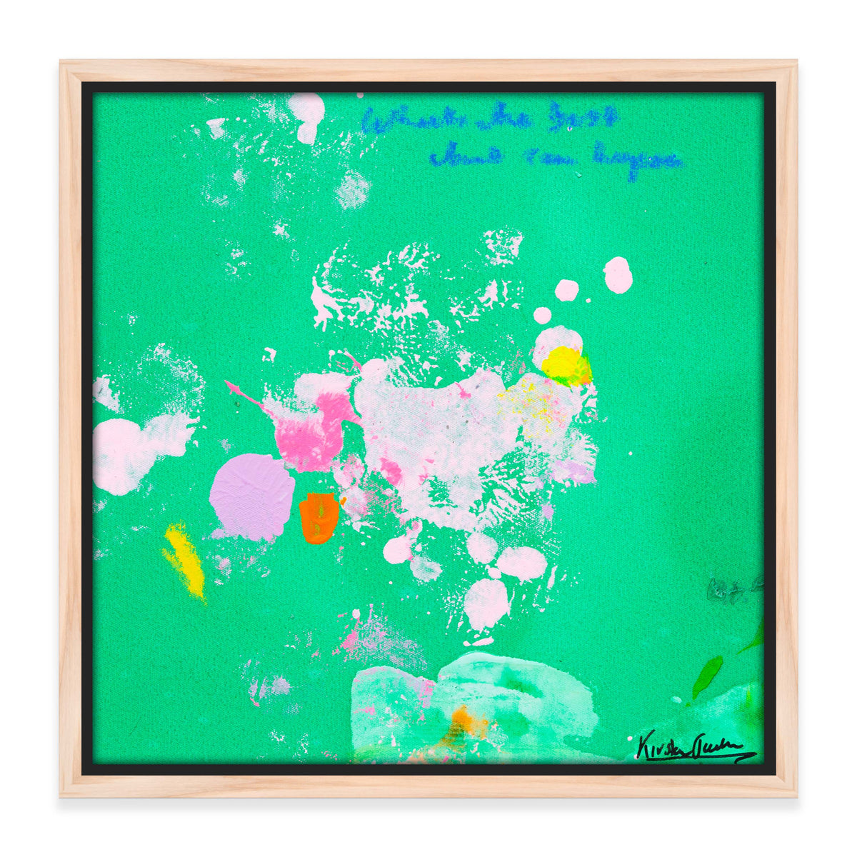 "Whats The Best That Can Happen Series #6" 33cm x 33cm