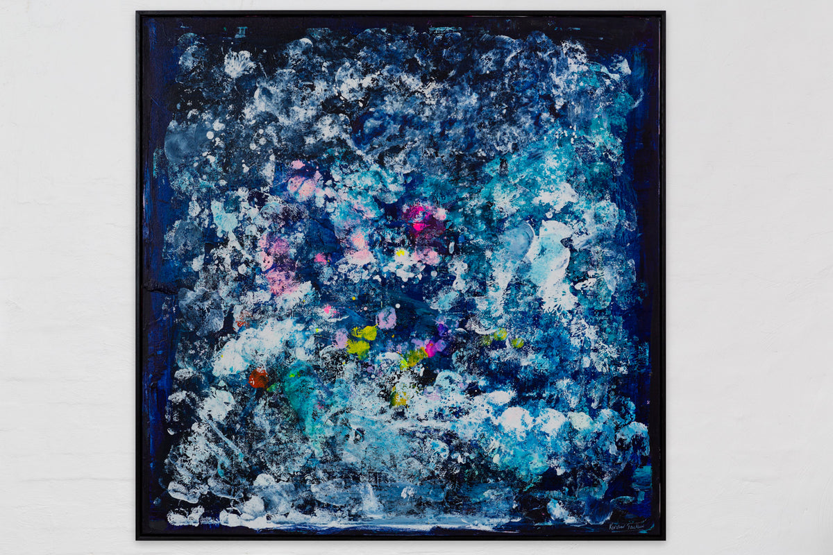 Blue Tango series 123cm x 123cm