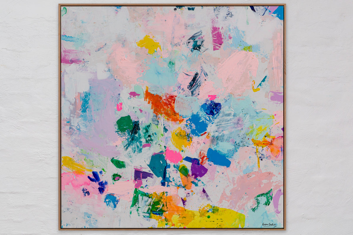 You make me so happy series 123cm x 123cm