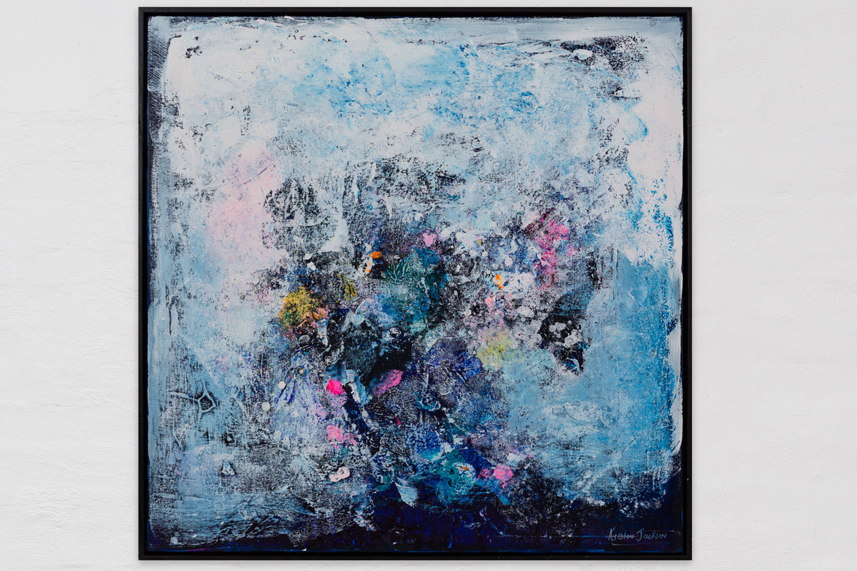 Blue tango series 93cm x 93cm