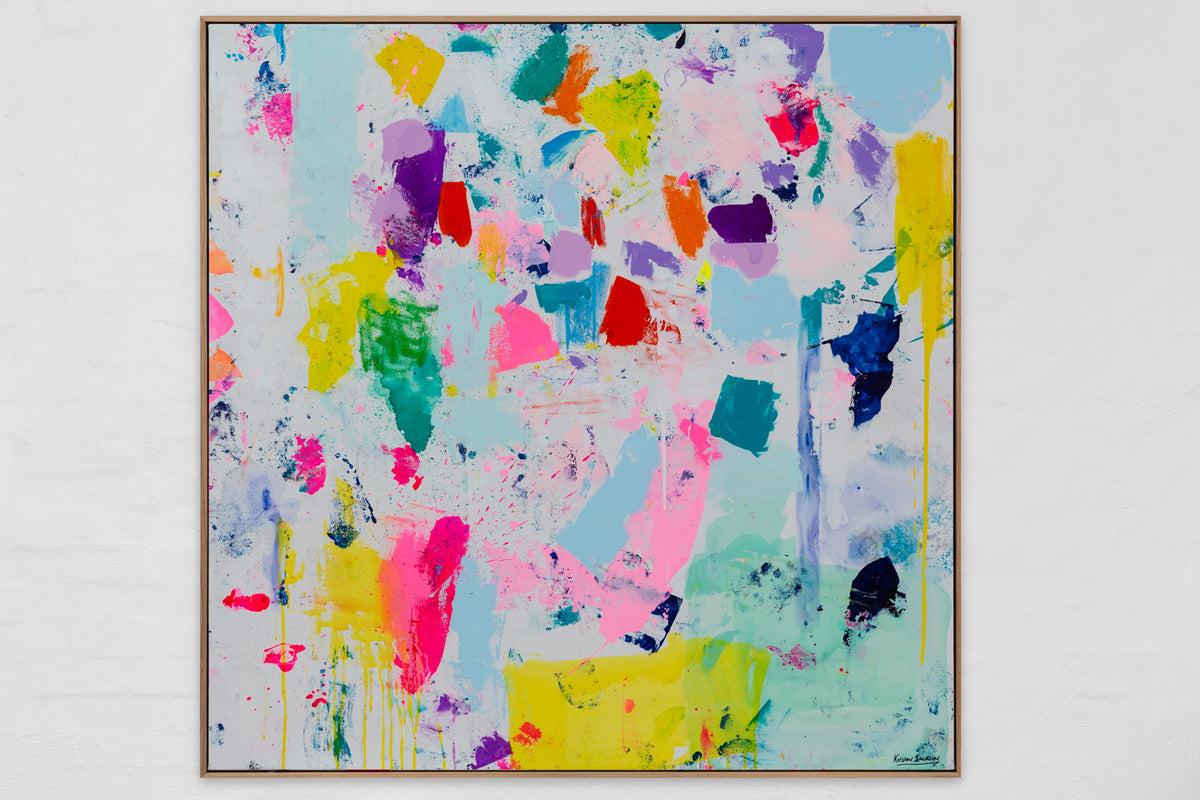 Summerland happiness #2  123cm x 123cm