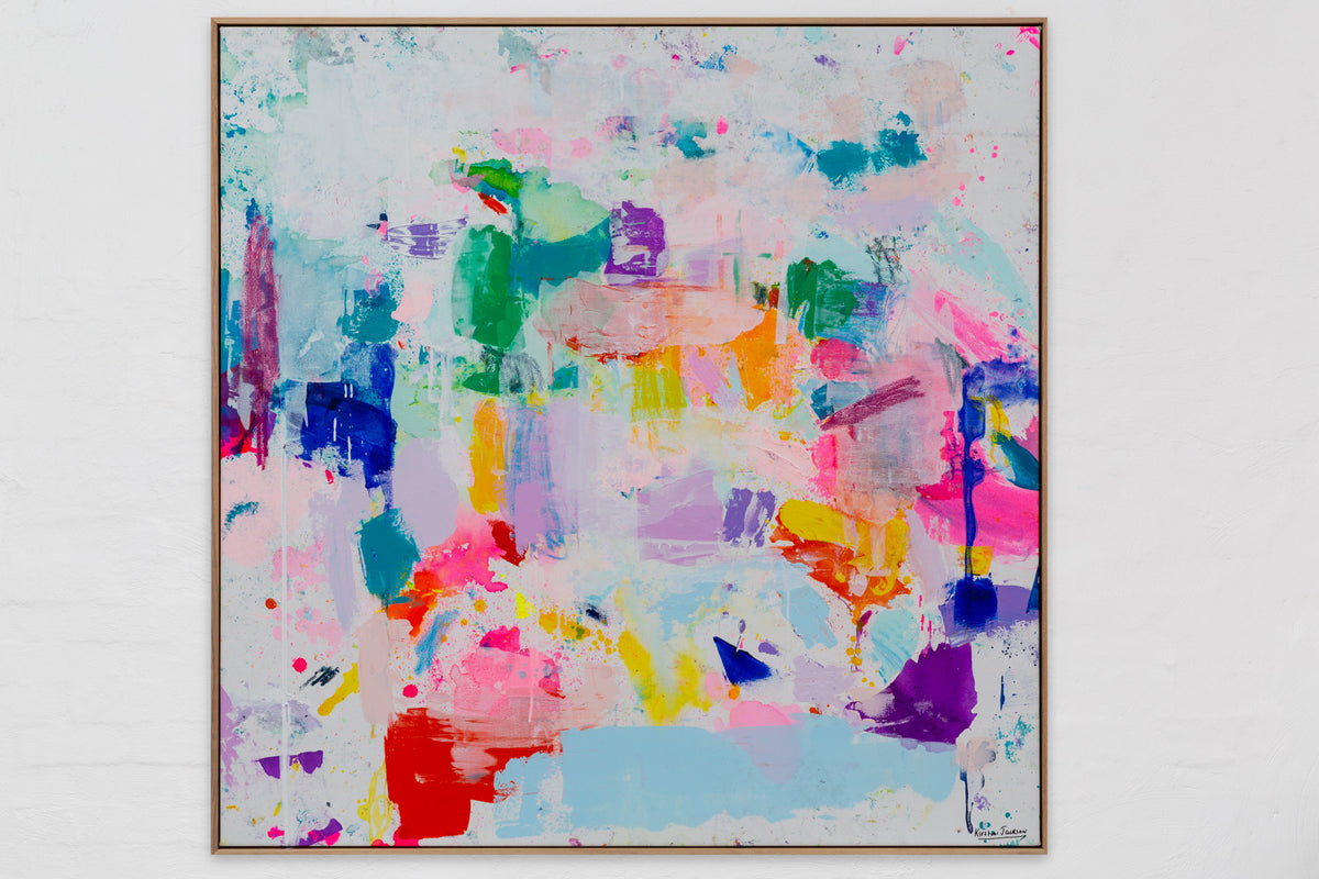 Summerland happiness #1 123cm x 123cm