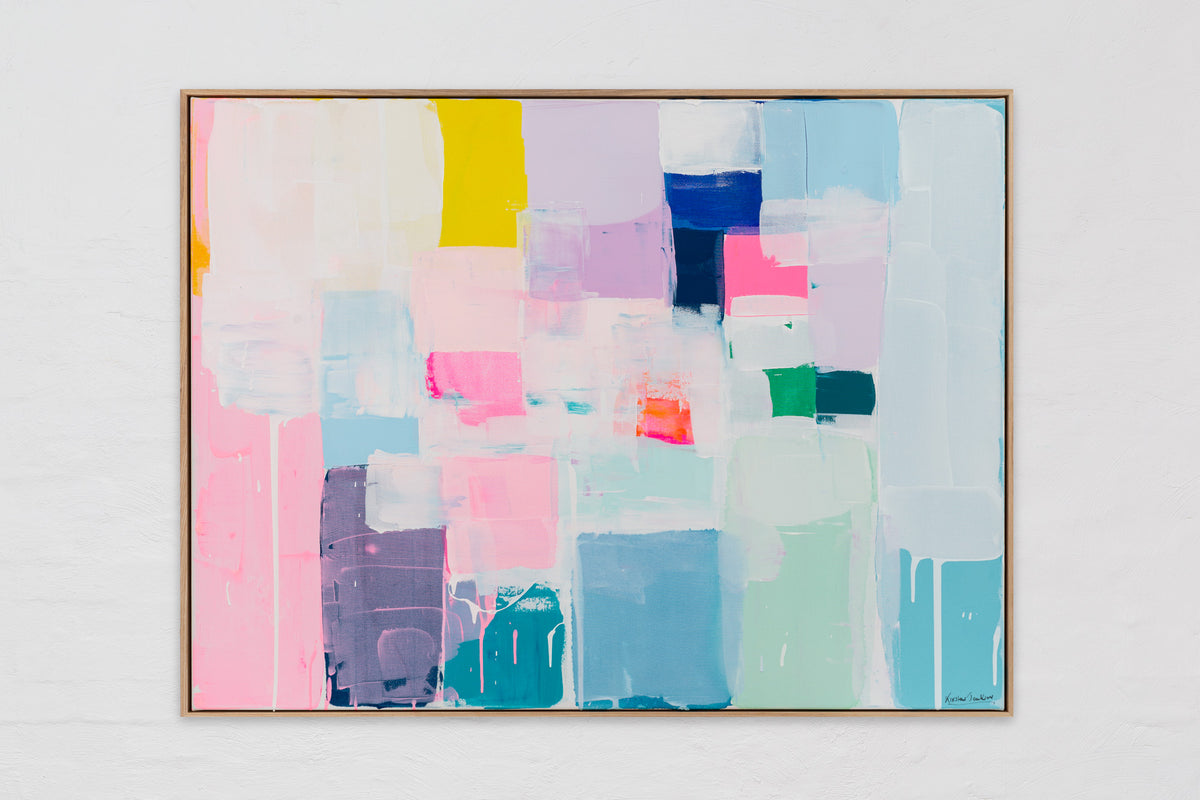 Pastel colours 123cm x 93cm