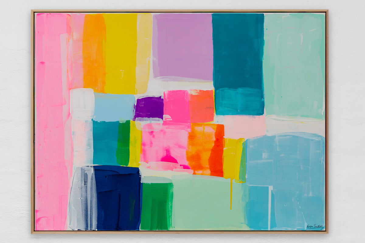 I am vibrant, healthy and full of energy  123cm x 93cm