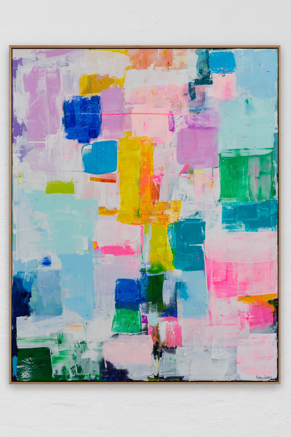 I am a powerful creator. I achieve whatever I set my mind to.  153cm x 123cm