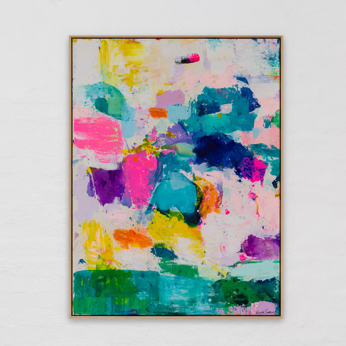 I am creating abundance and love in my life  123cm x 93cm