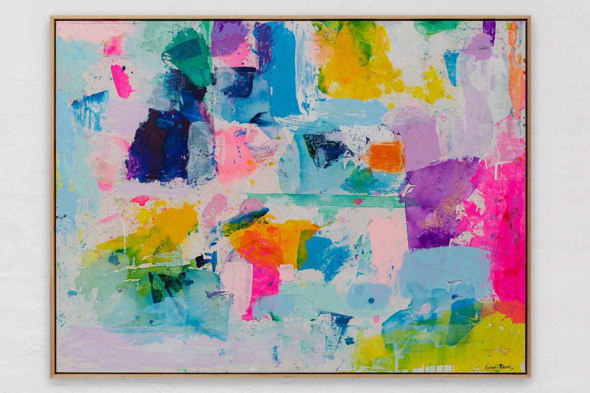 I am creating a life full of adventure, possiblities and love  123cm x 93cm