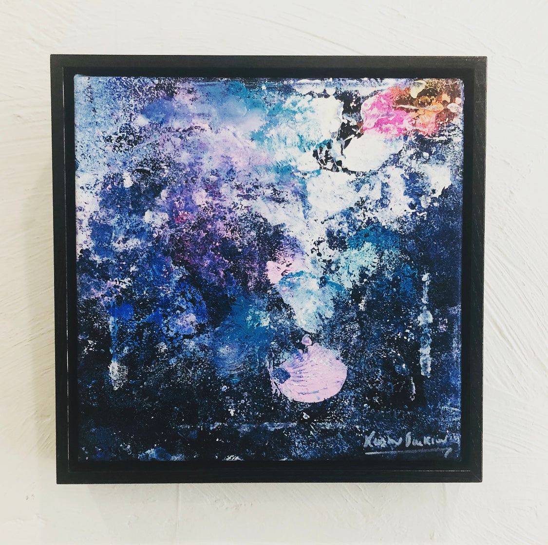 Blue Tango series #2  33cm x 33cm