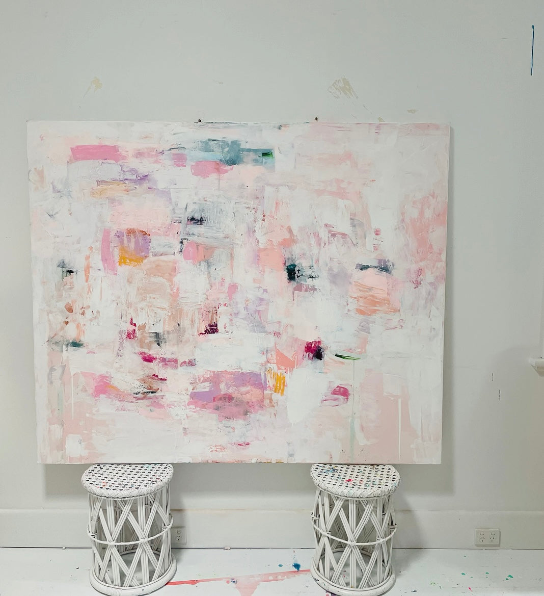 Joy catching 183cm x 153cm