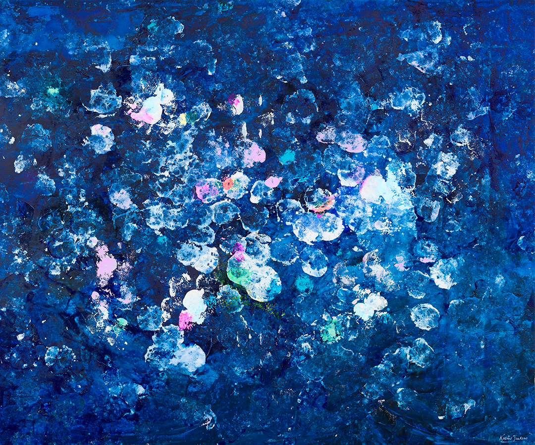 Blue tango series  183cm x 153cm